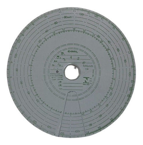Disco Tacógrafo Semanal 125km/h Dml Dml001