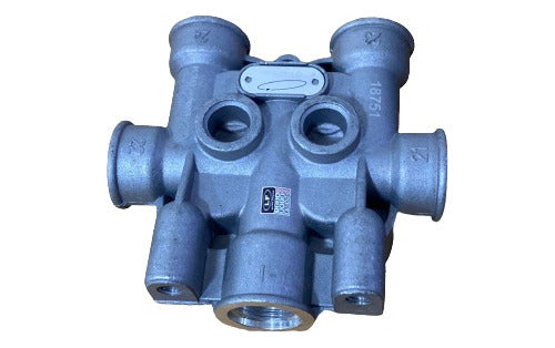 Valvula Protetora 4 Circuitos Tipo Knorr (5 Rosca M22)