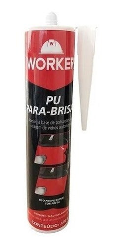 Kit 4 Adesivo Pu Fixa Parabrisa 400g - Worker