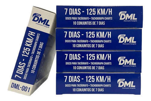 Disco Tacógrafo Semanal 125km/h Dml Dml001