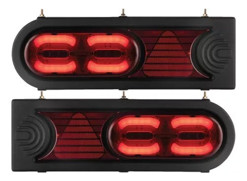 Lanterna Traseira Led Carreta Randon 24v - Esquerdo