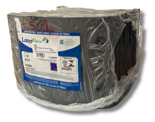 Jogo Lona Freio Mb 113 1513 - L501 Lonaflex
