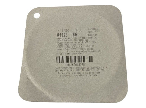 Retentor Do Cubo De Roda Traseiro Sabo - 01923bg