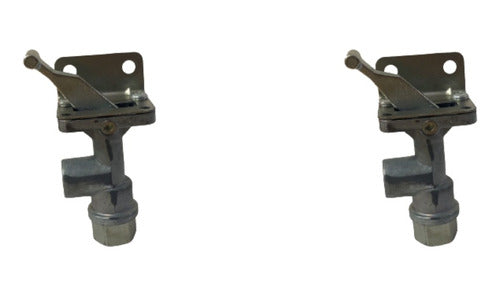 Valvula Tic Tac Rosca M16 Acionamento Bloqueio - 2 Peças