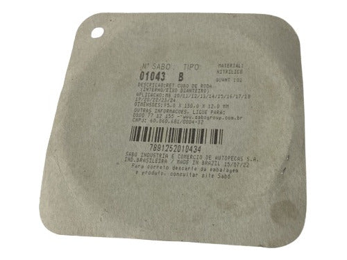 Retentor Do Cubo De Roda Dianteiro Sabo - 01043b